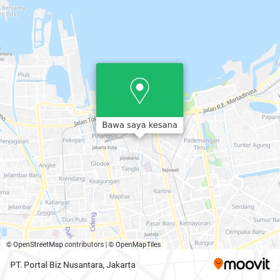 Peta PT. Portal Biz Nusantara