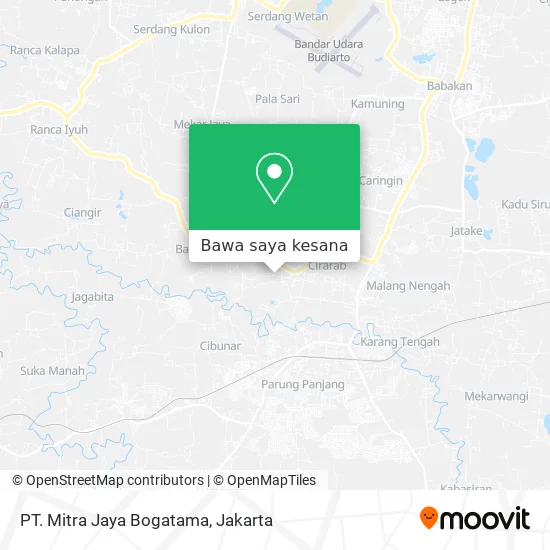 Peta PT. Mitra Jaya Bogatama
