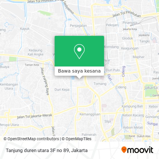 Peta Tanjung duren utara 3F no 89