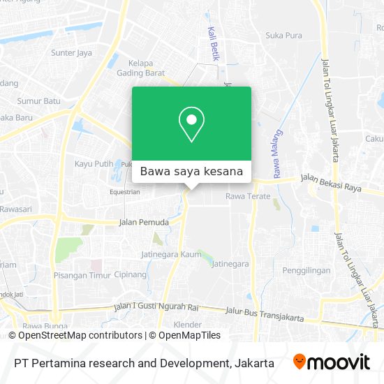 Peta PT Pertamina research and Development
