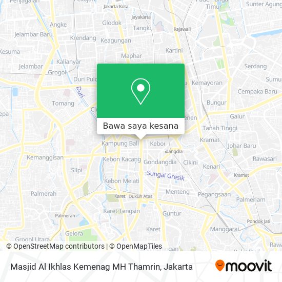 Peta Masjid Al Ikhlas Kemenag MH Thamrin