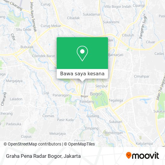 Peta Graha Pena Radar Bogor