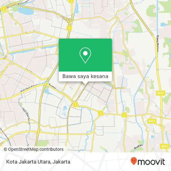 Peta Kota Jakarta Utara