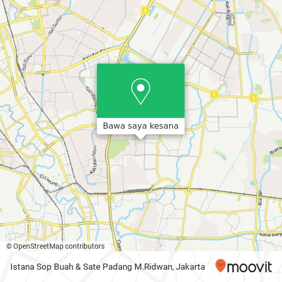 Peta Istana Sop Buah & Sate Padang M.Ridwan