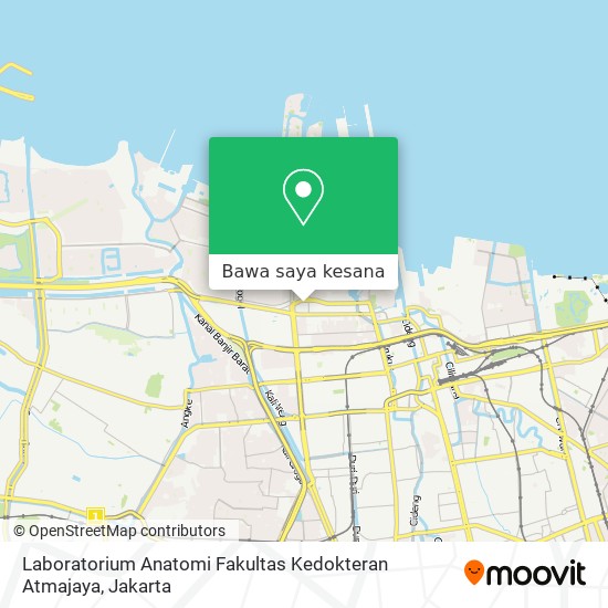 Peta Laboratorium Anatomi Fakultas Kedokteran Atmajaya