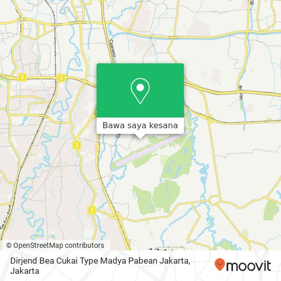 Peta Dirjend Bea Cukai Type Madya Pabean Jakarta