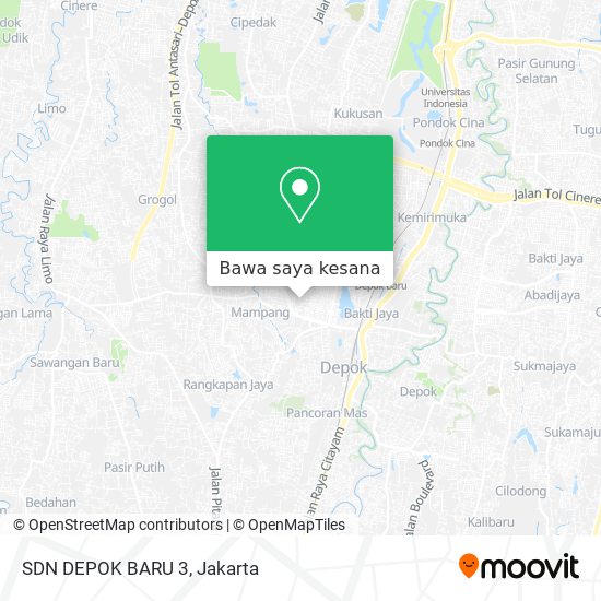 Peta SDN DEPOK BARU 3