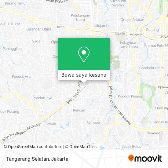 Peta Tangerang Selatan