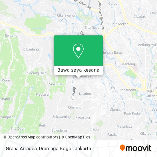 Peta Graha Arradea, Dramaga Bogor