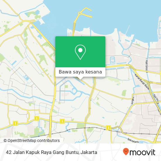 Peta 42 Jalan Kapuk Raya Gang Buntu