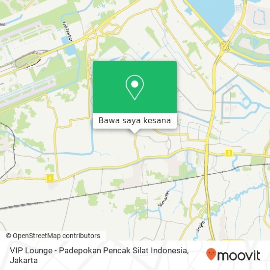 Peta VIP Lounge - Padepokan Pencak Silat Indonesia