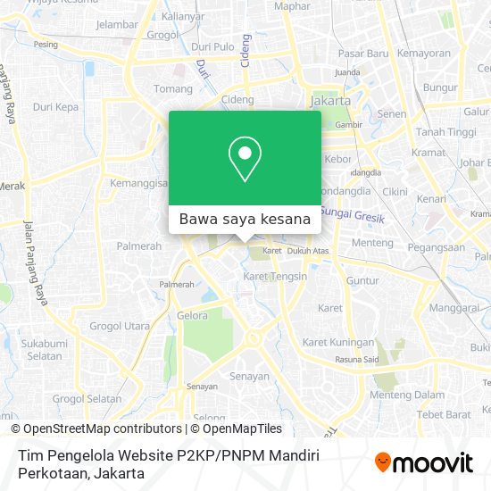 Peta Tim Pengelola Website P2KP / PNPM Mandiri Perkotaan