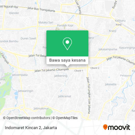 Peta Indomaret Kincan 2