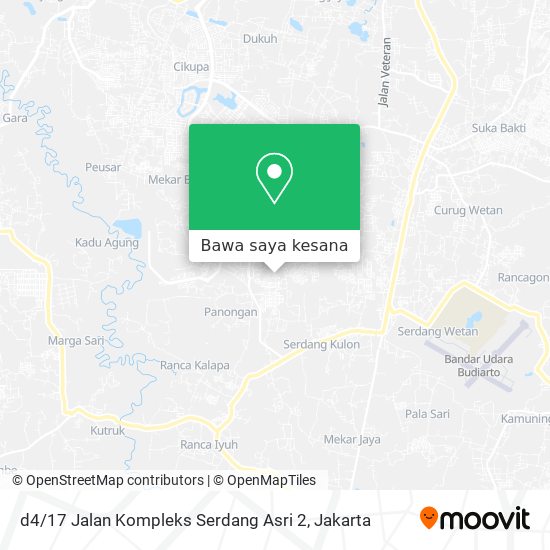Peta d4 / 17 Jalan Kompleks Serdang Asri 2