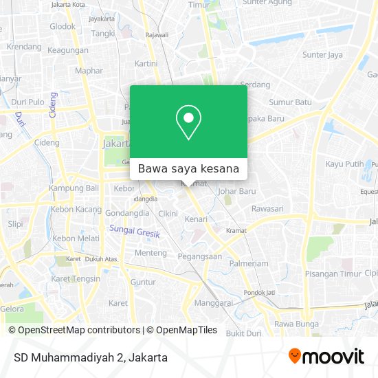 Peta SD Muhammadiyah 2
