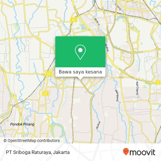 Peta PT Sriboga Raturaya