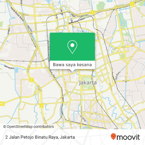 Peta 2 Jalan Petojo Binatu Raya