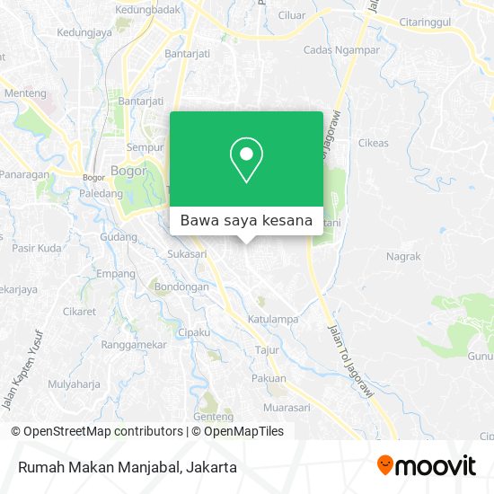 Peta Rumah Makan Manjabal