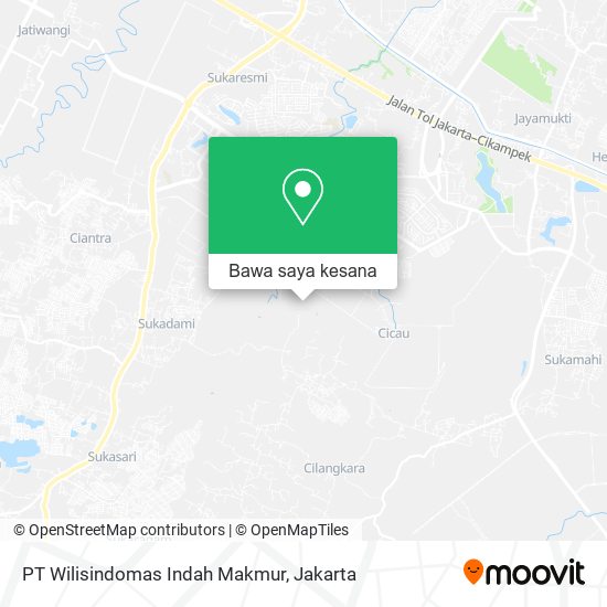 Peta PT Wilisindomas Indah Makmur
