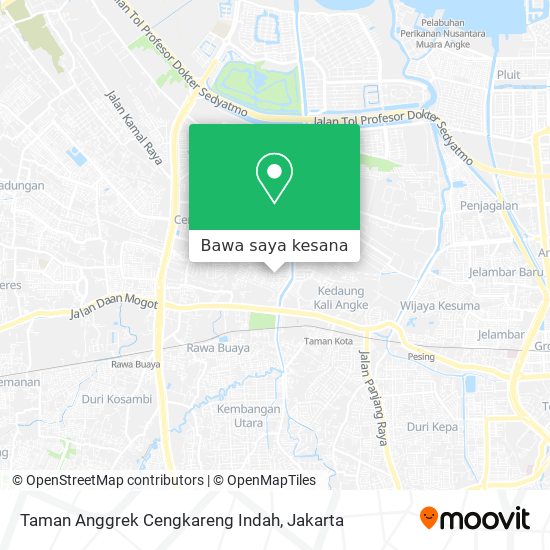 Peta Taman Anggrek Cengkareng Indah