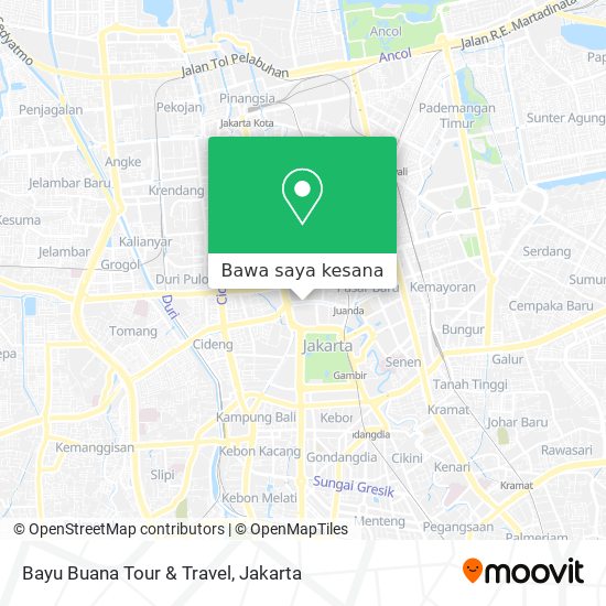 Peta Bayu Buana Tour & Travel