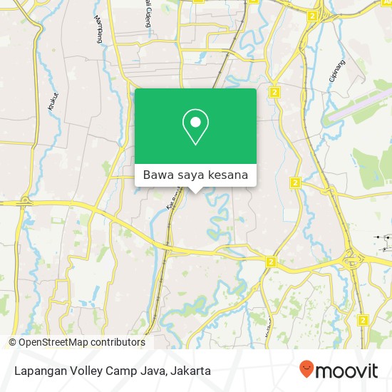 Peta Lapangan Volley Camp Java