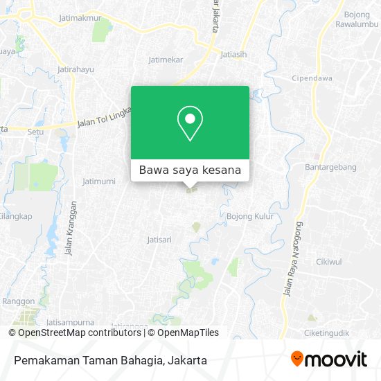 Peta Pemakaman Taman Bahagia