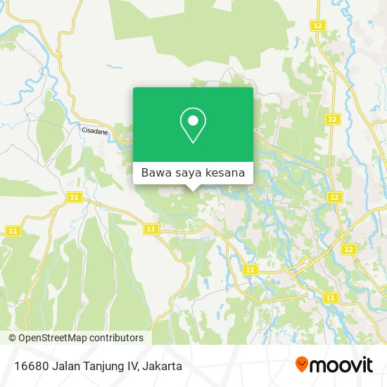 Peta 16680 Jalan Tanjung IV