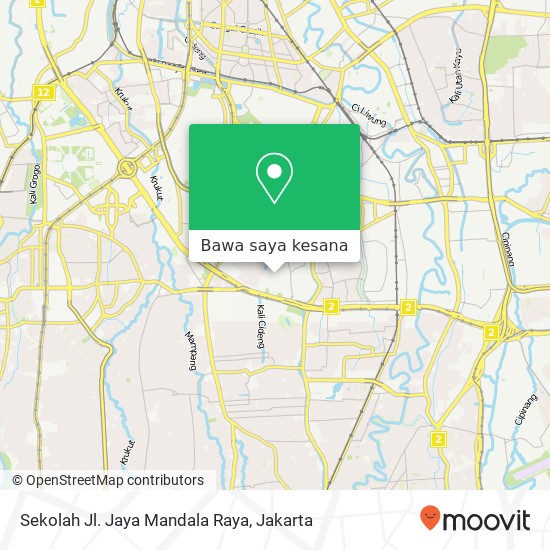 Peta Sekolah Jl. Jaya Mandala Raya