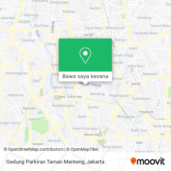 Peta Gedung Parkiran Taman Menteng