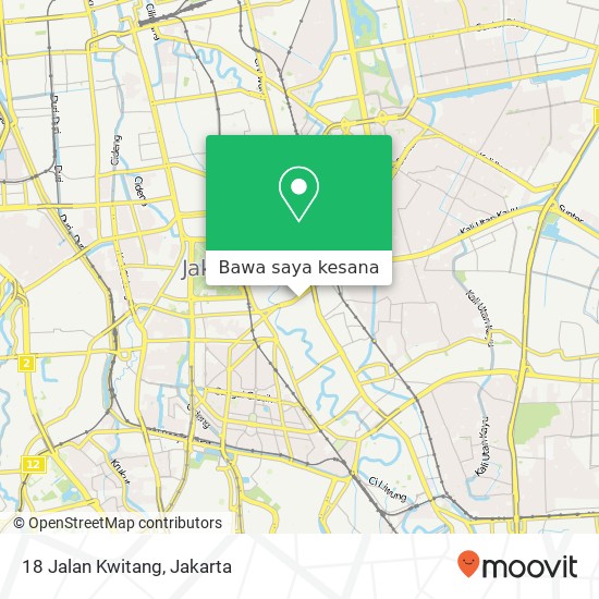 Peta 18 Jalan Kwitang