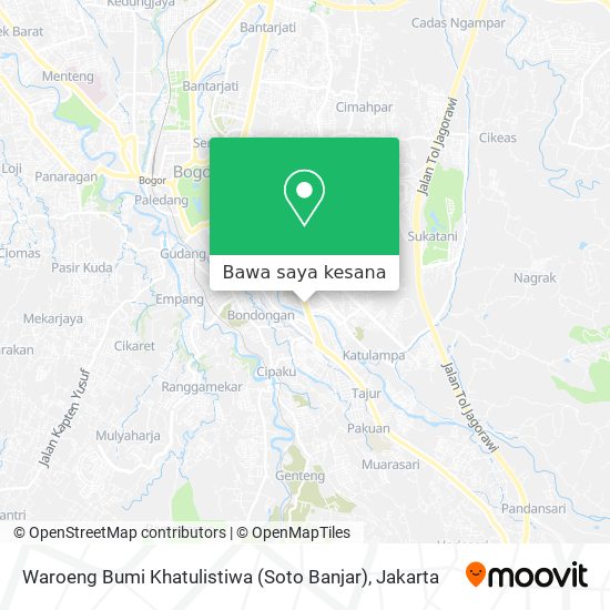 Peta Waroeng Bumi Khatulistiwa (Soto Banjar)