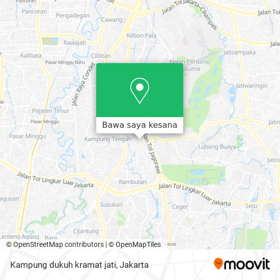Peta Kampung dukuh kramat jati