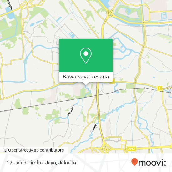 Peta 17 Jalan Timbul Jaya