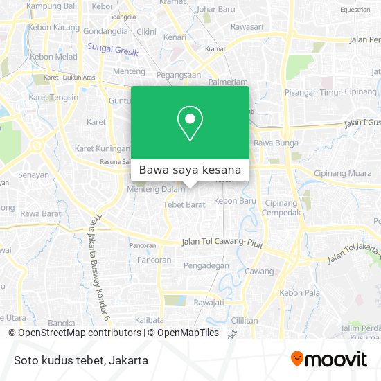 Peta Soto kudus tebet