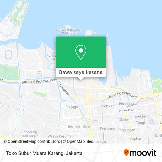 Peta Toko Subur Muara Karang
