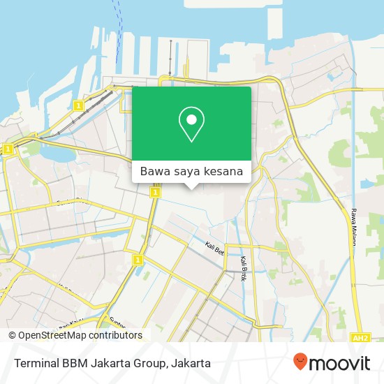 Peta Terminal BBM Jakarta Group