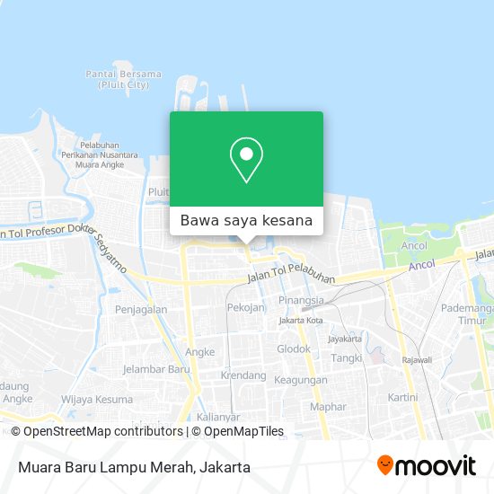 Peta Muara Baru Lampu Merah