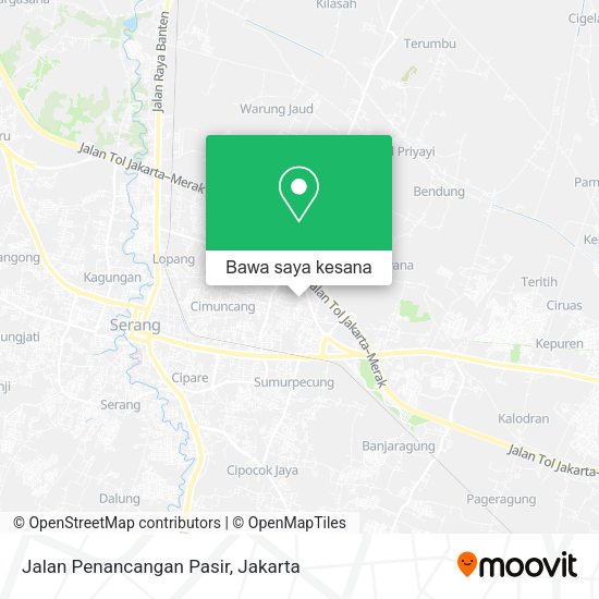 Peta Jalan Penancangan Pasir