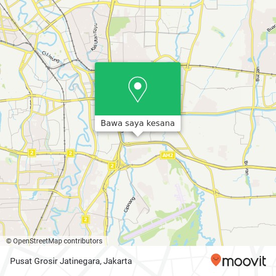 Peta Pusat Grosir Jatinegara