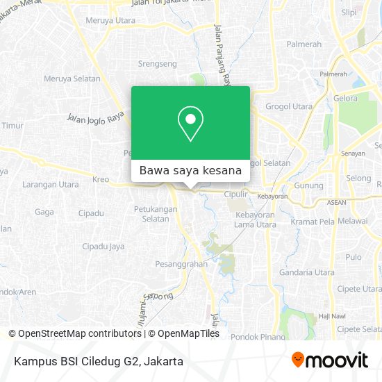 Peta Kampus BSI Ciledug G2