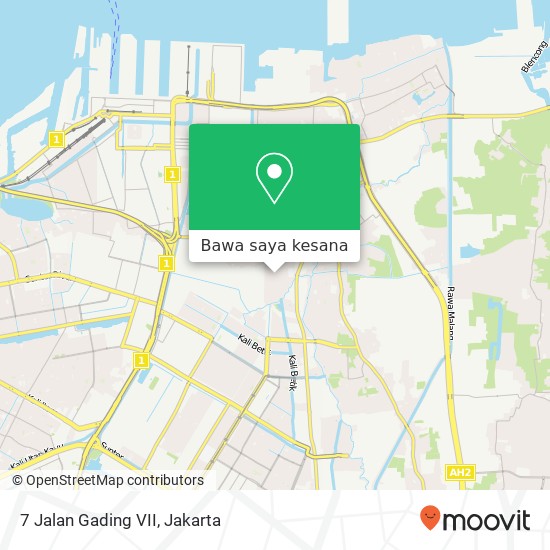 Peta 7 Jalan Gading VII