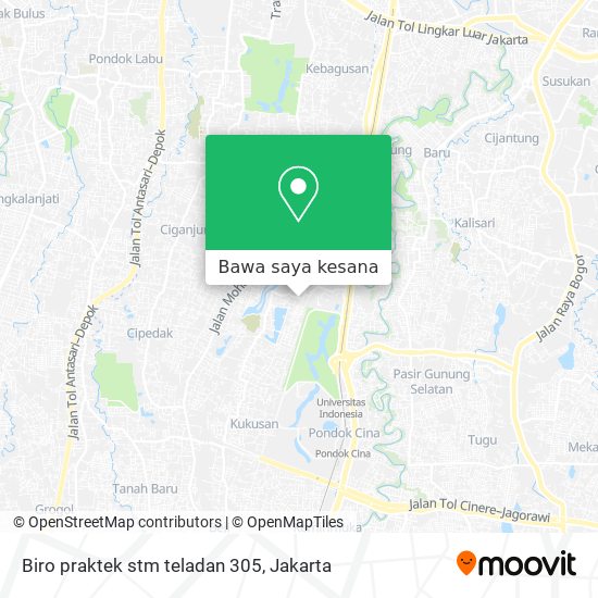 Peta Biro praktek stm teladan 305