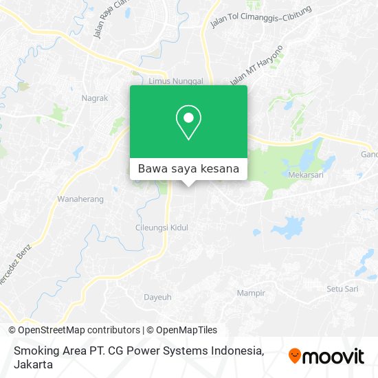 Peta Smoking Area PT. CG Power Systems Indonesia