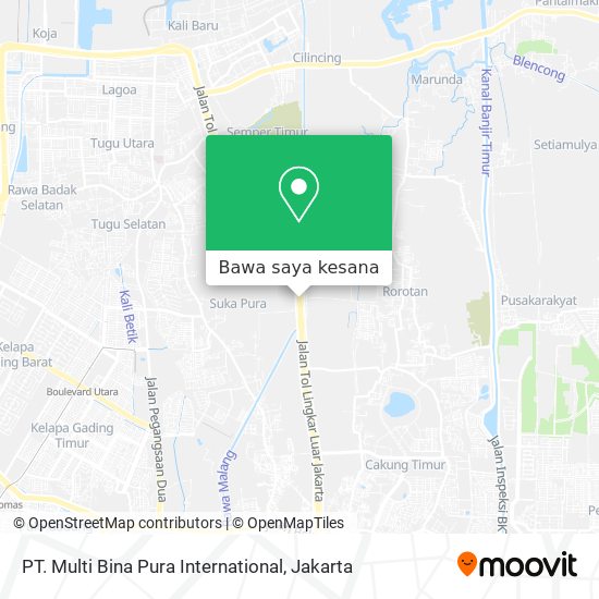 Peta PT. Multi Bina Pura International