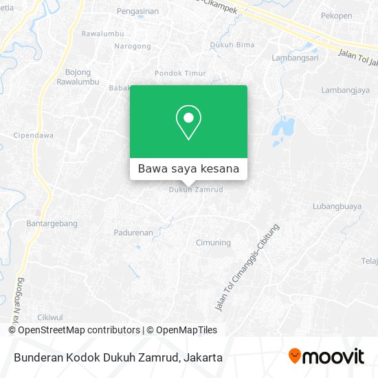 Peta Bunderan Kodok Dukuh Zamrud