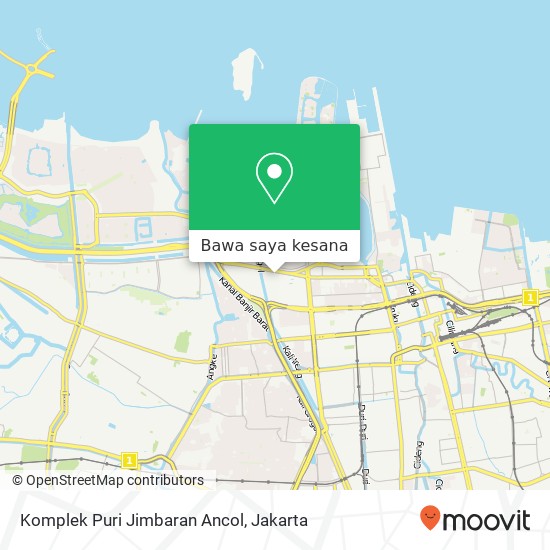 Peta Komplek Puri Jimbaran Ancol