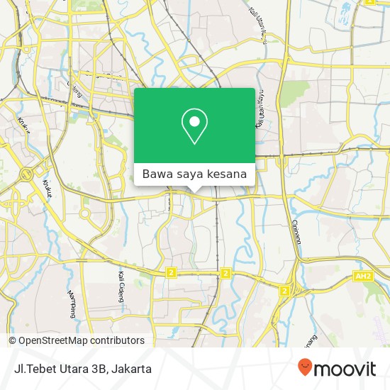 Peta Jl.Tebet Utara 3B