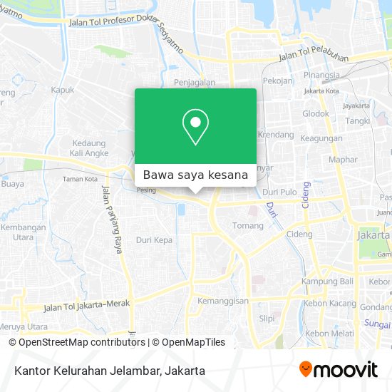 Peta Kantor Kelurahan Jelambar