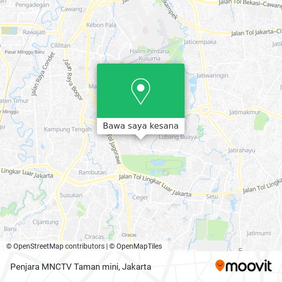 Peta Penjara MNCTV Taman mini